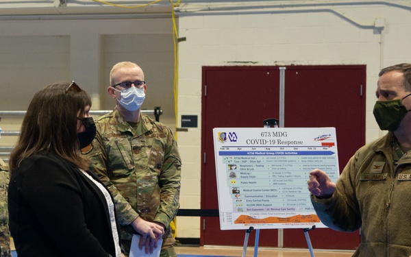 Acting Anchorage Mayor Visits JBER