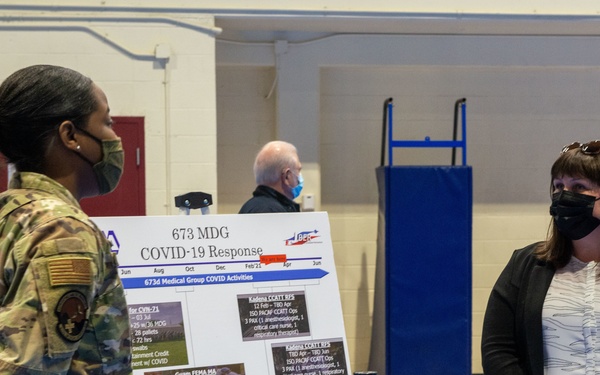 Acting Anchorage Mayor Visits JBER