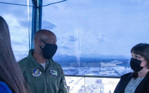 Acting Anchorage Mayor Visits JBER