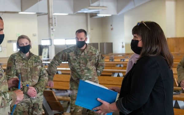 Acting Anchorage Mayor Visits JBER