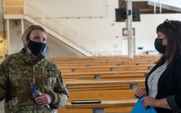 Acting Anchorage Mayor Visits JBER