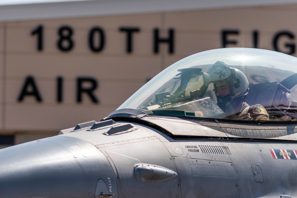 180FW Conducts Training Flights