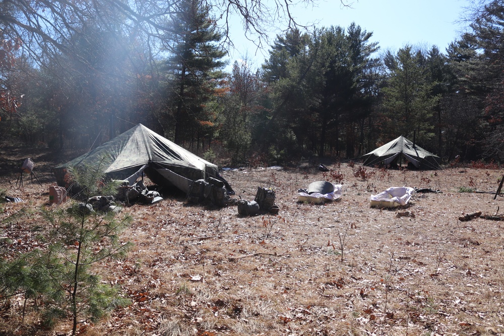 Fort McCoy CWOC class 21-05 students complete shelter-building training
