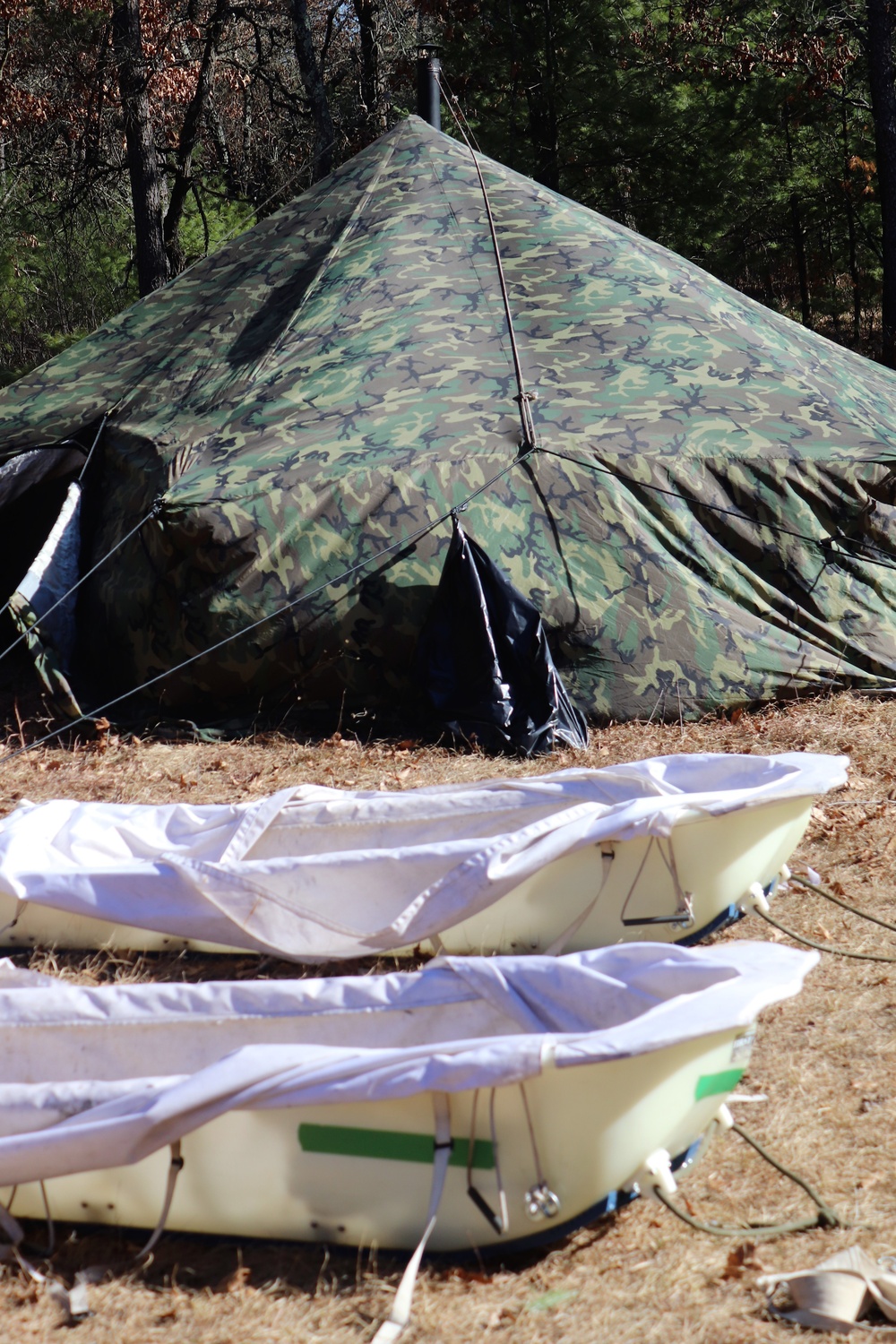 Fort McCoy CWOC class 21-05 students complete shelter-building training