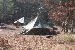 Fort McCoy CWOC class 21-05 students complete shelter-building training