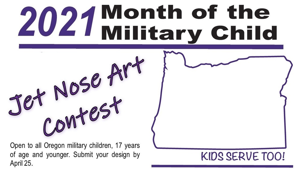 Team Kingsley hosts a ‘Jet Nose Art” contest to celebrate the Month of the Military Child