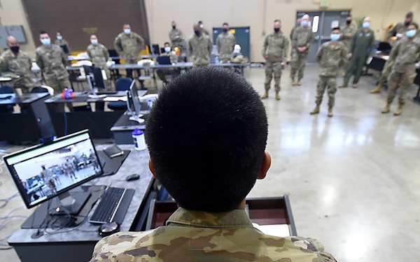 One of the youngest Cal Guard Soldiers at Joint Task Force 749 is adapting and overcoming challenges