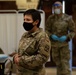 U.S. Army Soldiers welcome community members for their second inoculation of the COVID-19 vaccine in Trenton, NJ