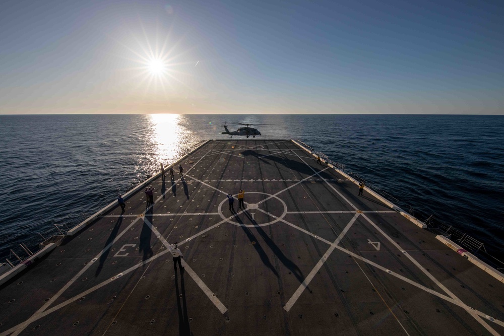 Arlington conducts flight operations with HSC-26