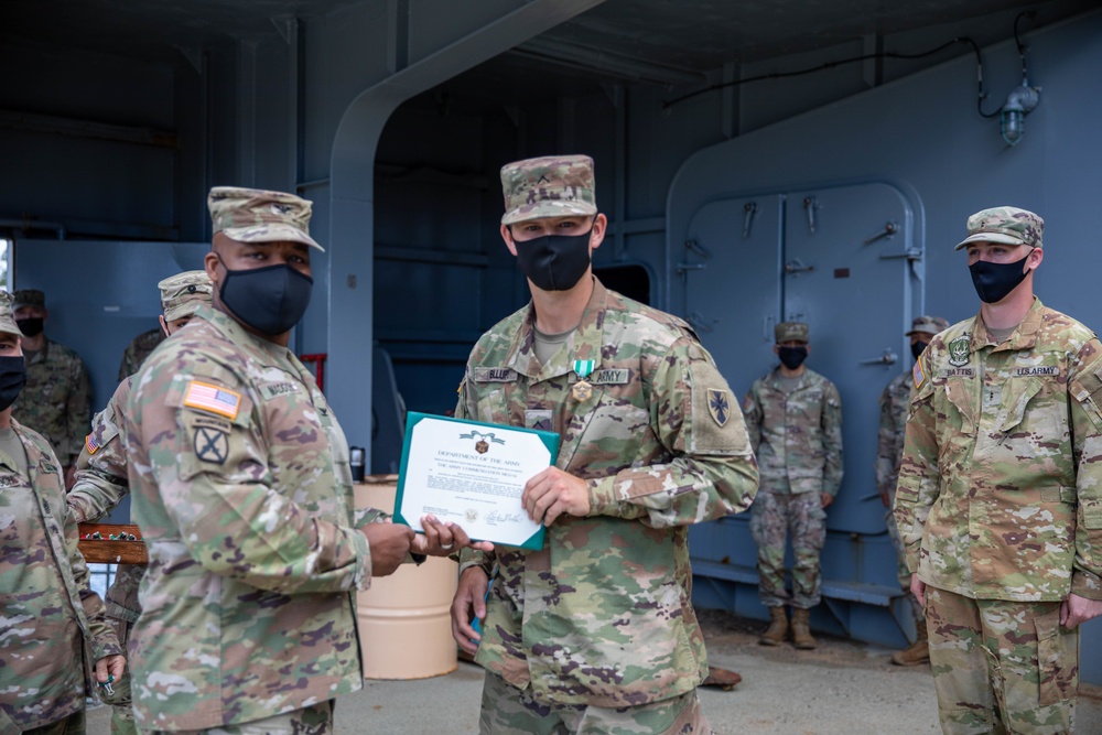 Sustainment Gunnery Awards Ceremony