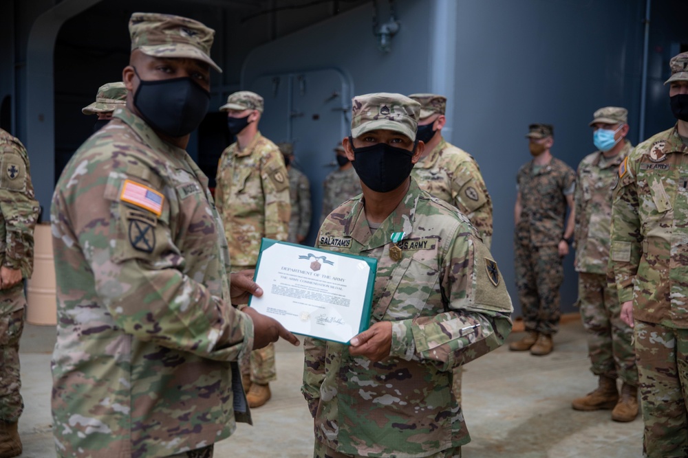 Sustainment Gunnery Awards Ceremony