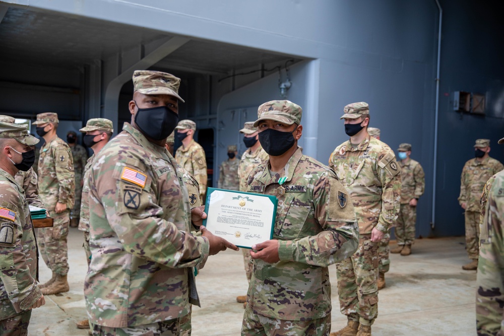 Sustainment Gunnery Awards Ceremony