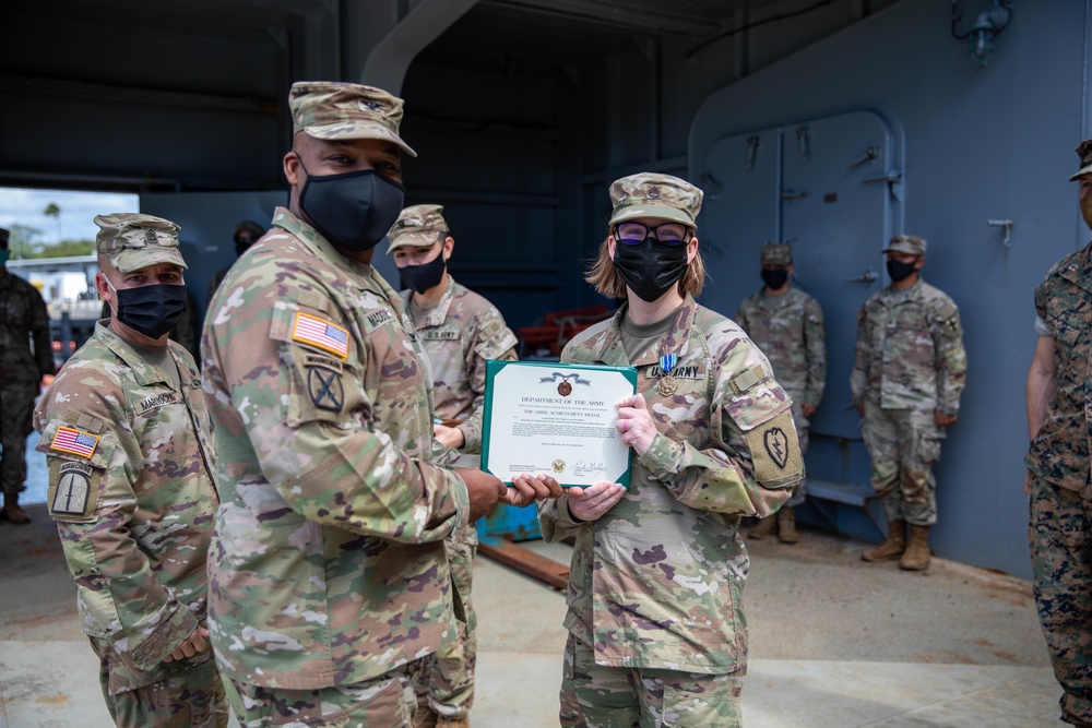 Sustainment Gunnery Awards Ceremony