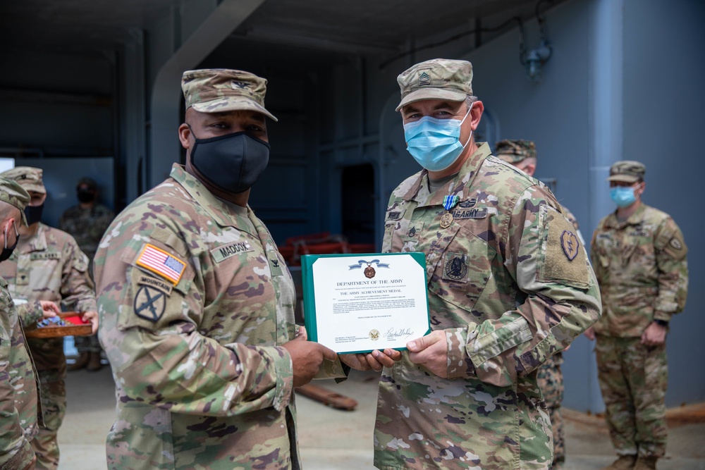 Sustainment Gunnery Awards Ceremony