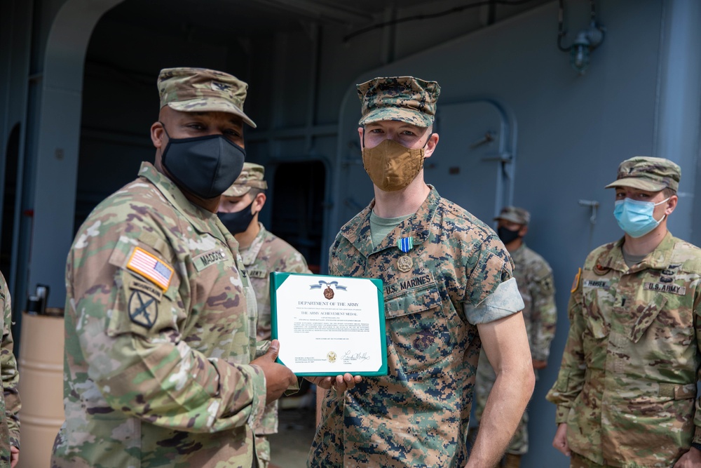 Sustainment Gunnery Awards Ceremony