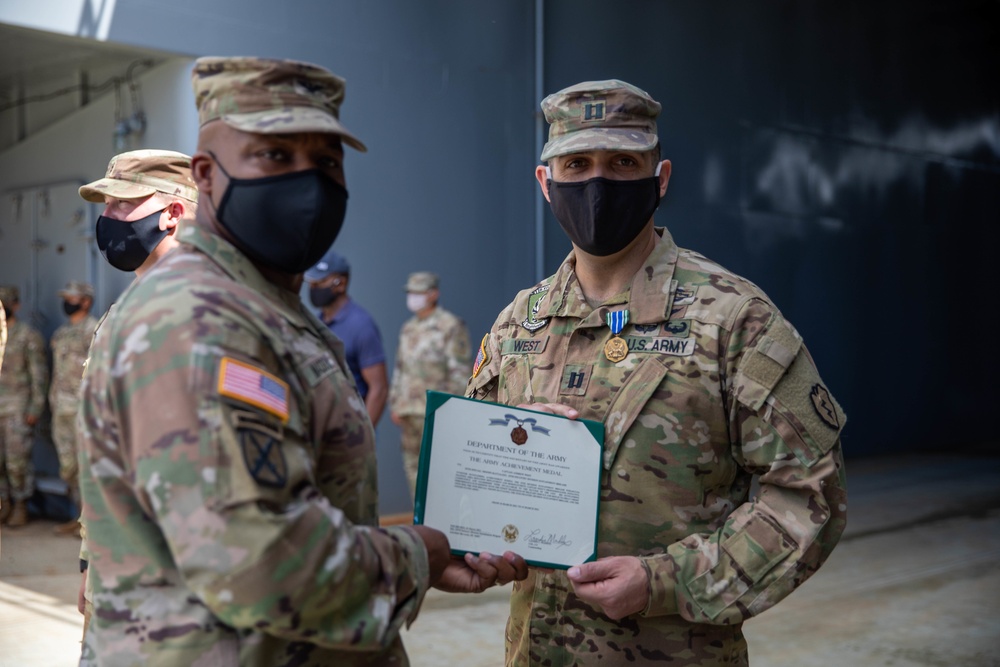 Sustainment Gunnery Awards Ceremony