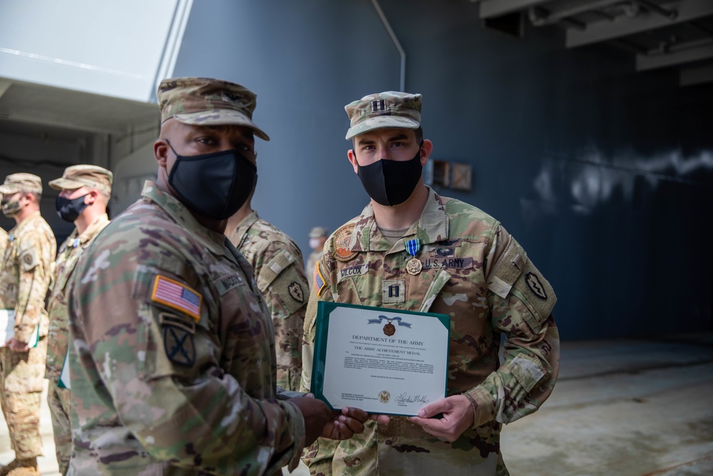 Sustainment Gunnery Awards Ceremony