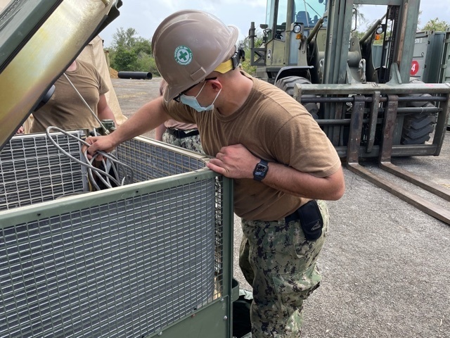 NMCB 11 Establishes Camp for CTF 75