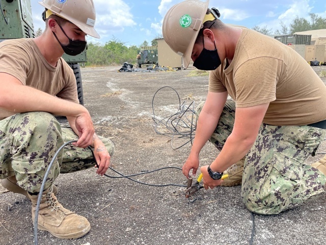 NMCB 11 Establishes Camp for CTF 75