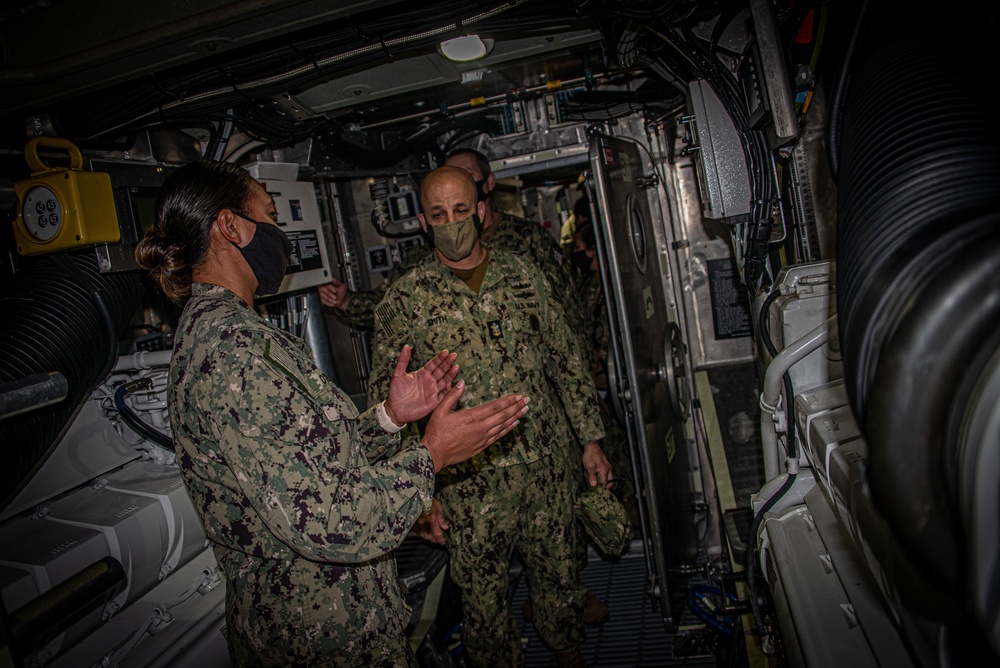 MCPON Russell Smith Visits Maritime Expeditionary Security Group ONE