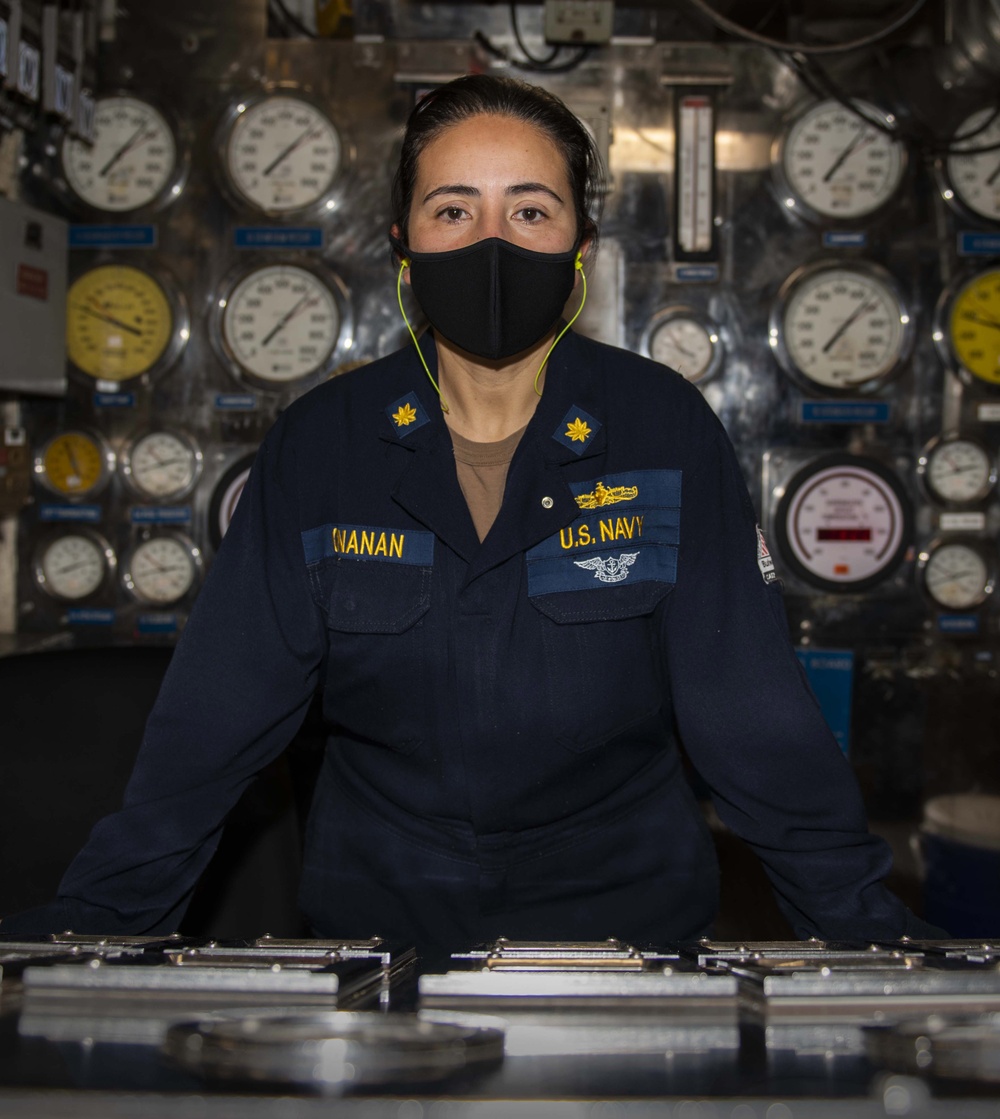 USS Blue Ridge's First Female CHENG