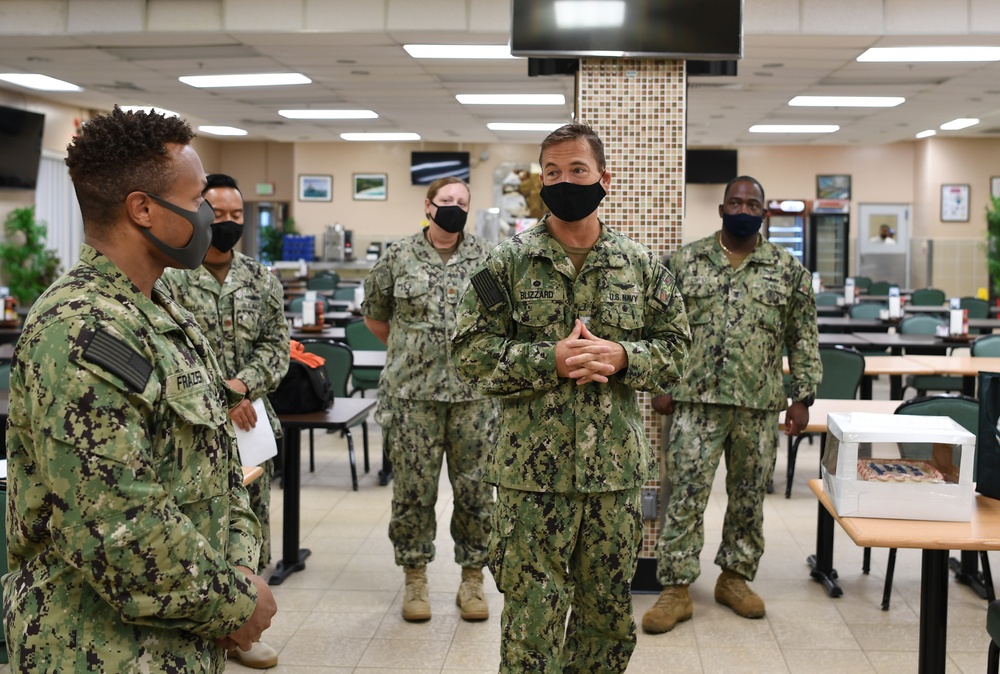 CS1 Frazier Reenlistment on Diego Garcia