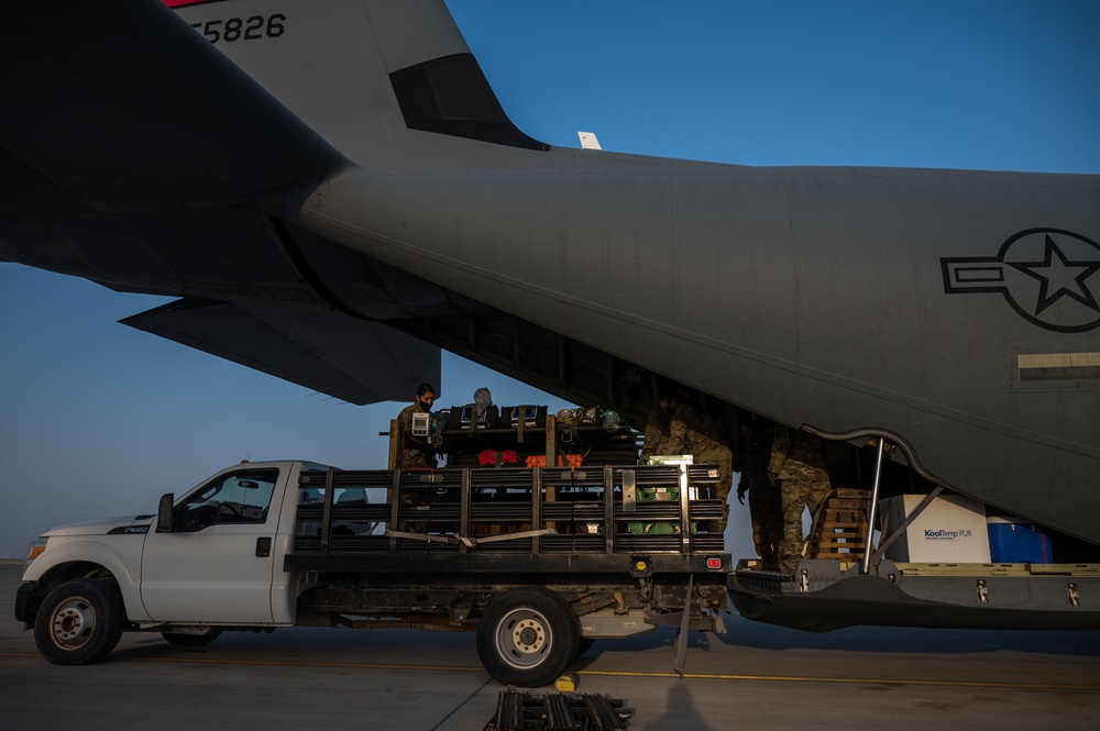 379th Expeditionary Aeromedical Evacuation Squadron cares for patients around the AOR