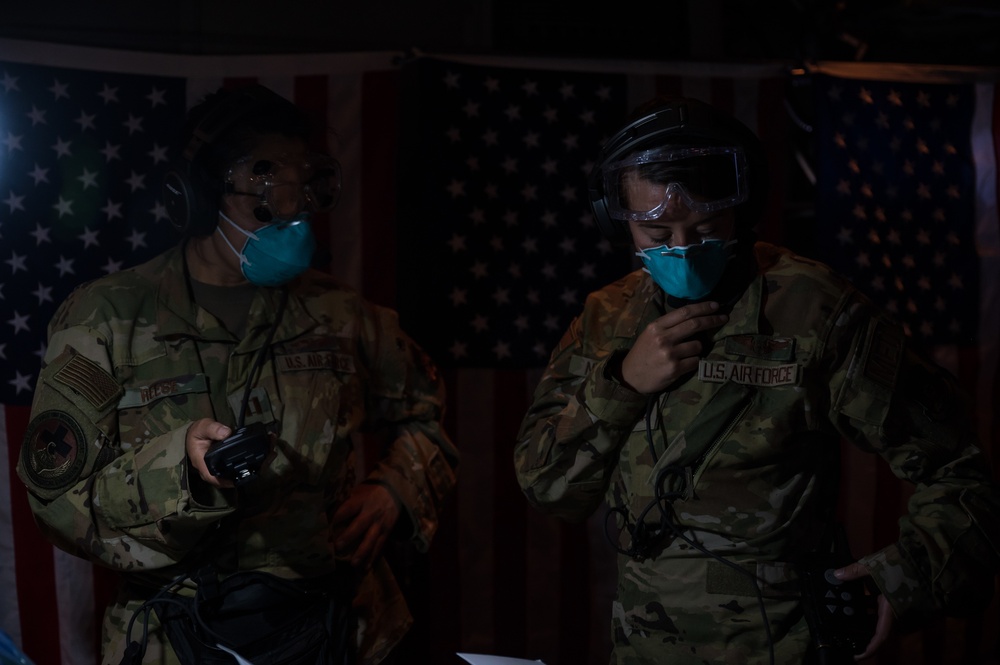 379th Expeditionary Aeromedical Evacuation Squadron cares for patients around the AOR