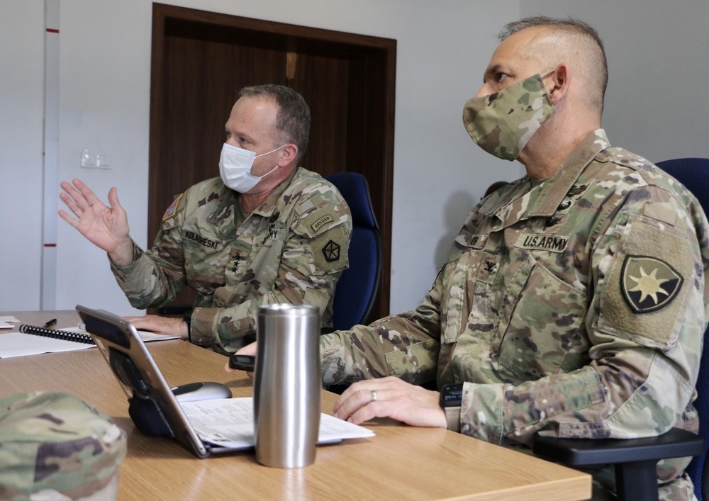 V Corps commanding general visits 50th Regional Support Group to highlight partnership and operational projects in Poland