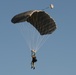 Army belgian paratroopers jumping on Chièvres Air Base