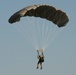 Army belgian paratroopers jumping on Chièvres Air Base