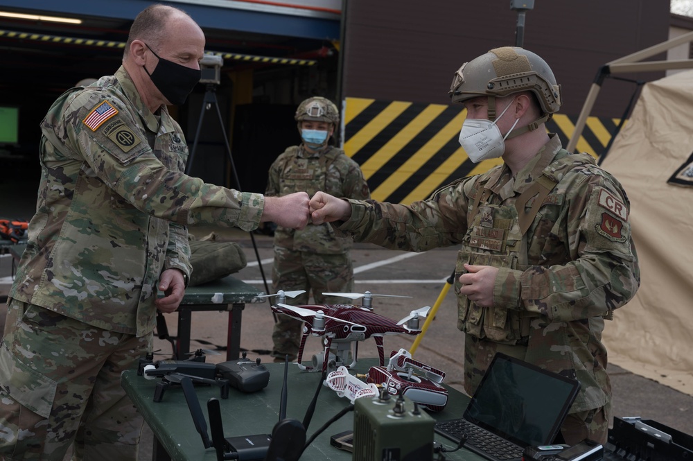 TRANSCOM commander visits Ramstein