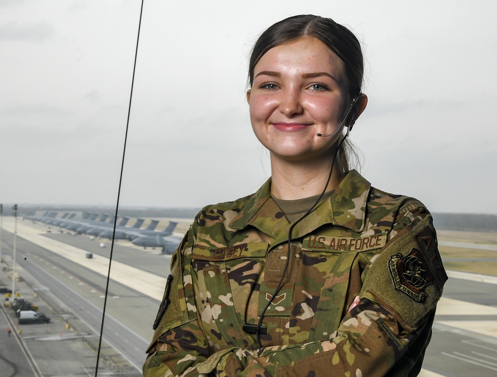 Air traffic control tower Airman receives certification; first female in over two years at Dover AFB