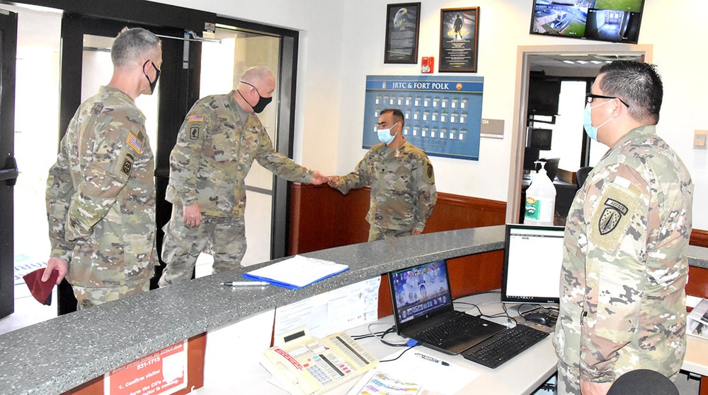 IMCOM Deputy Commanding General visits JRTC, Fort Polk