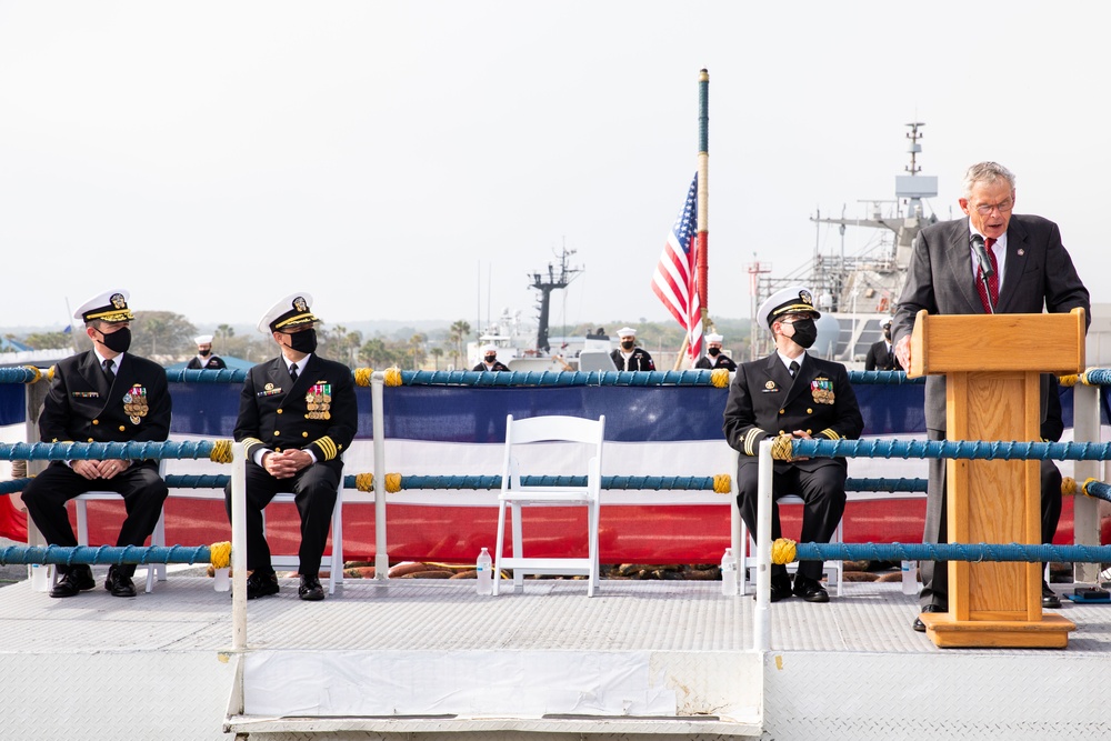 USS Fort McHenry Decommissioning Ceremony