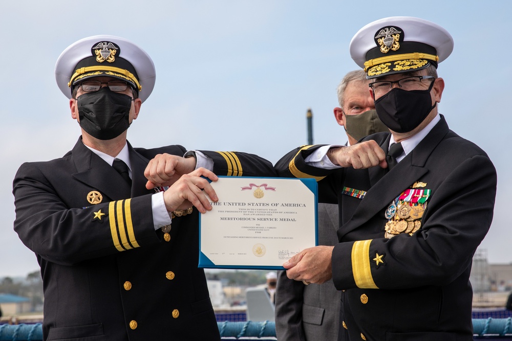 USS Fort McHenry Decommissioning Ceremony