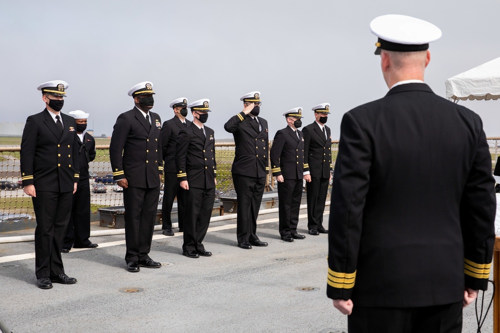 USS Fort McHenry Decommissioning Ceremony