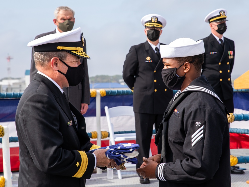 USS Fort McHenry Decommissioning Ceremony