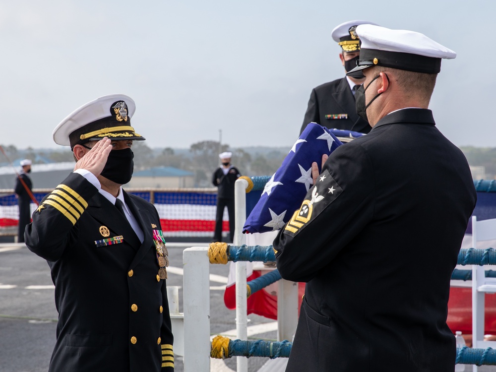 USS Fort McHenry Decommissioning Ceremony