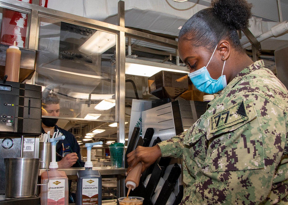 Sailor Makes Coffee