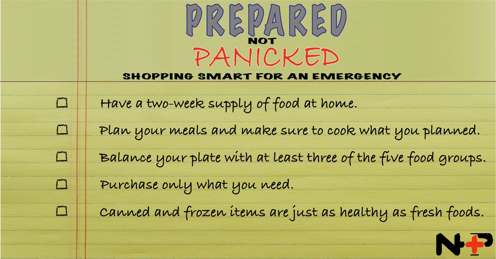 Prepared Not Panicked: Shopping Smart for an Emergency