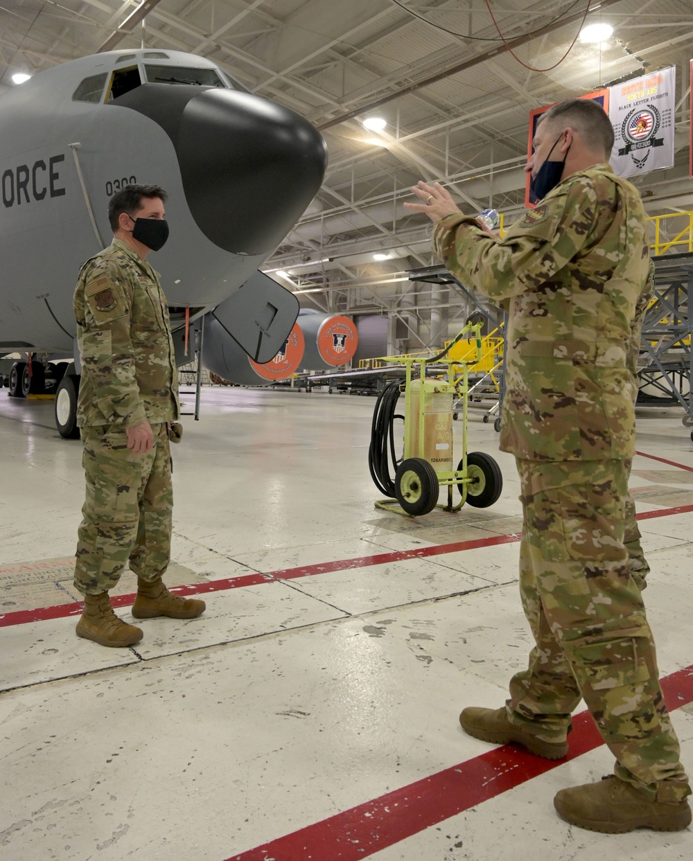 Air National Guard Readiness Visits 126th Air Refueling Wing