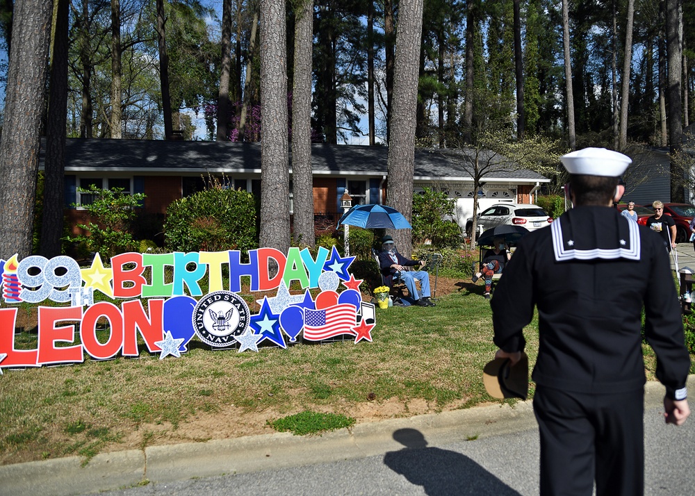 RALEIGH SAILOR VISITS WWII VET