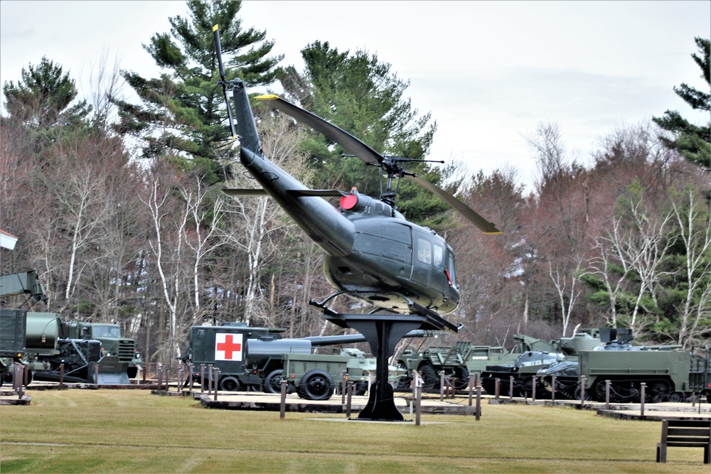 March 2021 views at Fort McCoy's historic Commemorative Area