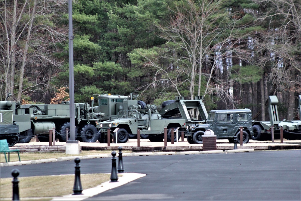 March 2021 views at Fort McCoy's historic Commemorative Area