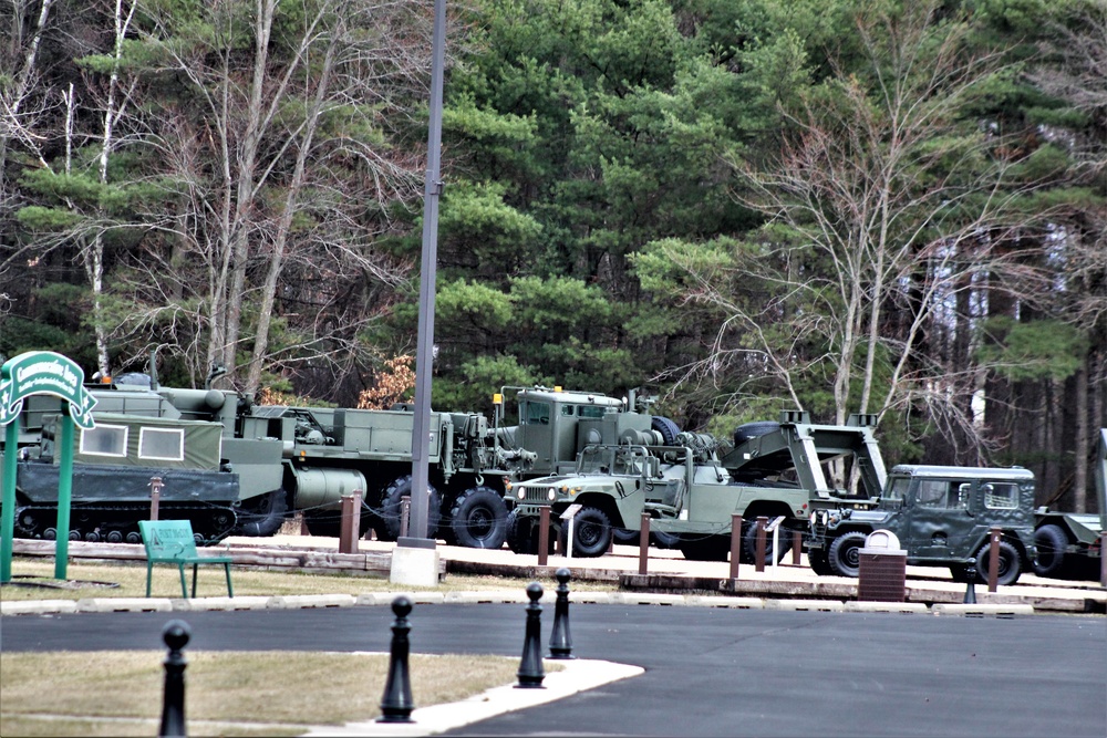 March 2021 views at Fort McCoy's historic Commemorative Area