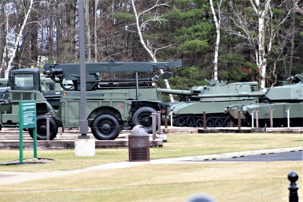 March 2021 views at Fort McCoy's historic Commemorative Area