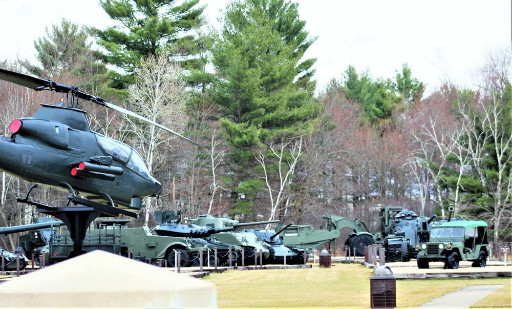 March 2021 views at Fort McCoy's historic Commemorative Area