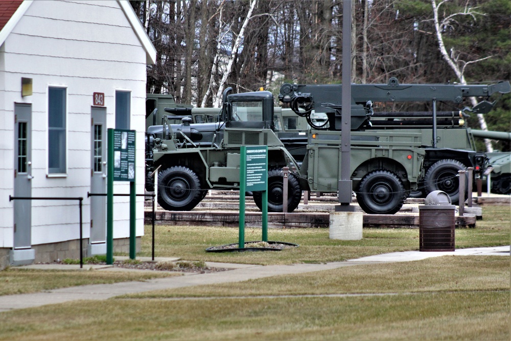 March 2021 views at Fort McCoy's historic Commemorative Area