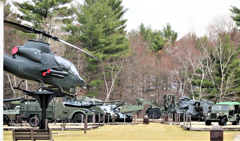 March 2021 views at Fort McCoy's historic Commemorative Area